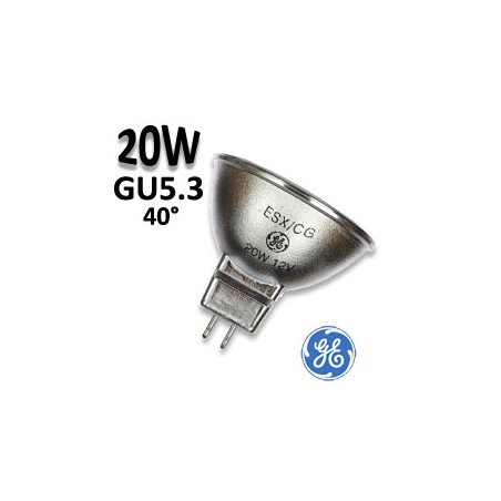 Ampoule 20W GU5.3 12V - GE Précise ConstantColor