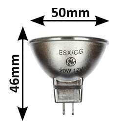 Ampoule 20W GU5.3 12V - GE Précise ConstantColor