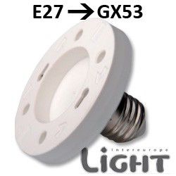 Adaptateur E27 GX53 - Modif culot GX53 en E27