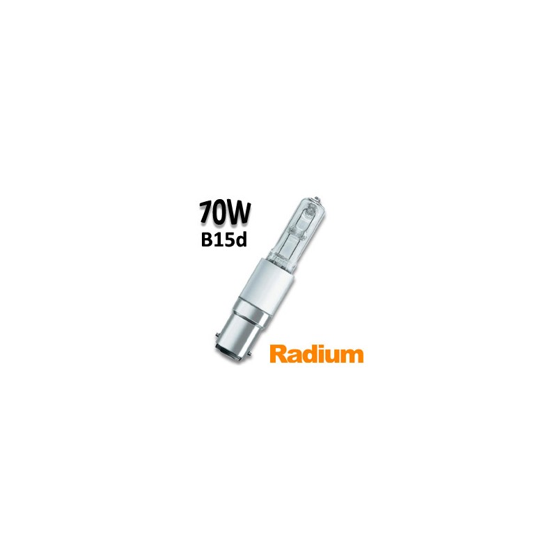 Ampoule 70W b15d 230 - Lampe halogène OSRAM RADIUM