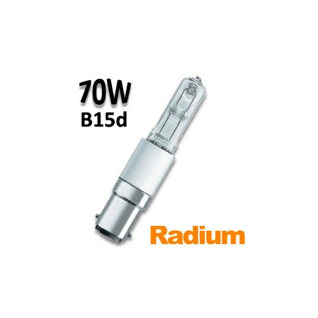 Ampoule 70W b15d 230 - Lampe halogène OSRAM RADIUM