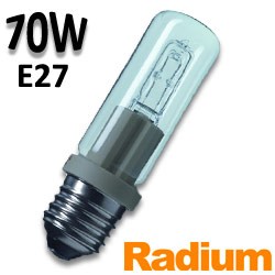 Ampoule 70W E27 230 - Lampe halogène OSRAM RADIUM