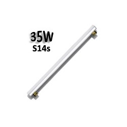 Tube néon 35W S14s 230V - Tube incandescent opale