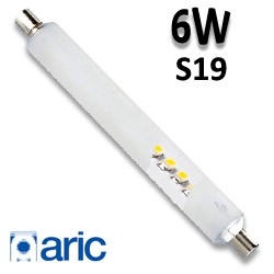 Tube LED S19 ARIC 2923 - Tube linolite LED 6W 230V