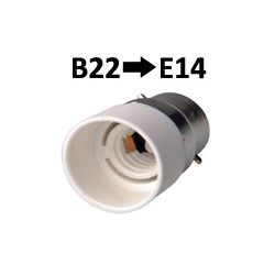 Adaptateur B22 E14 - Modif culot E14 en B22
