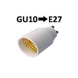 Adaptateur GU10 E27 - Modif culot E27 en GU10