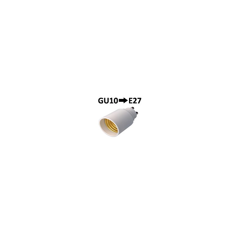 Adaptateur GU10 E27 - Modif culot E27 en GU10