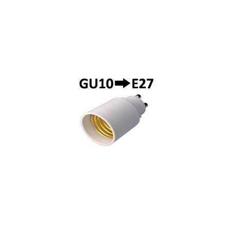 Adaptateur GU10 E27 - Modif culot E27 en GU10
