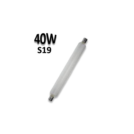 Tube néon 40W S19 - Lampe tubulaire linolite opale