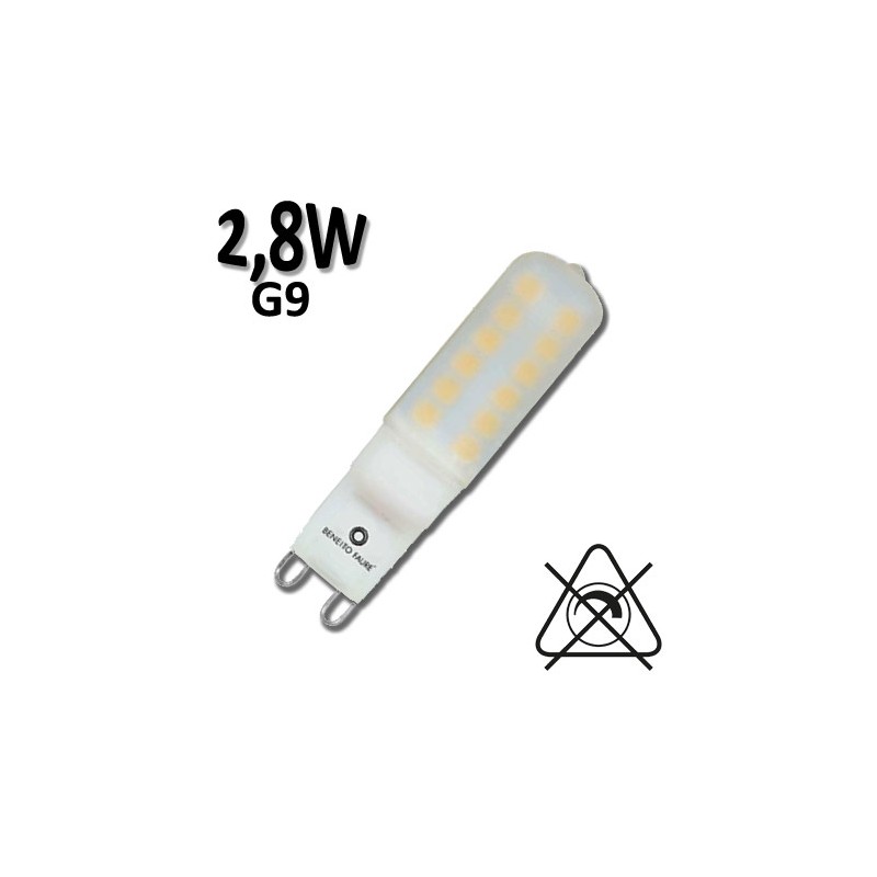 Ampoule LED G9 2,8W - Lampe BENEITO FAURE G9 130L195