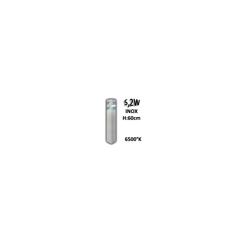 Borne inox exterieur LED - LUMIHOME DEC/PL60-ET