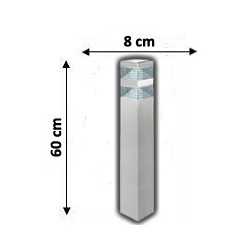 Borne inox exterieur LED - LUMIHOME DEC/PL60-ET