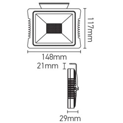 Projecteur LED extérieur 20W GIRARD SUDRON YONNA