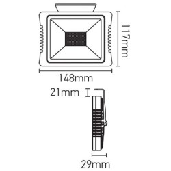 Projecteur LED extérieur 30W GIRARD SUDRON YONNA