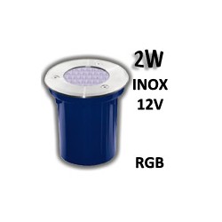 Spot encastré de sol spécial piscine LED RGB 12V