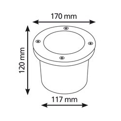 Luminaire LED encastré pour terrasse piscine