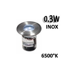Spot étanche encastré LED de jardin inox 316
