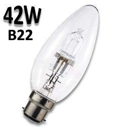 Ampoule flamme 42W B22 230 - Lampe culot baïonette
