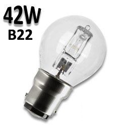 Ampoule sphérique culot baïonette B22 42W 230V
