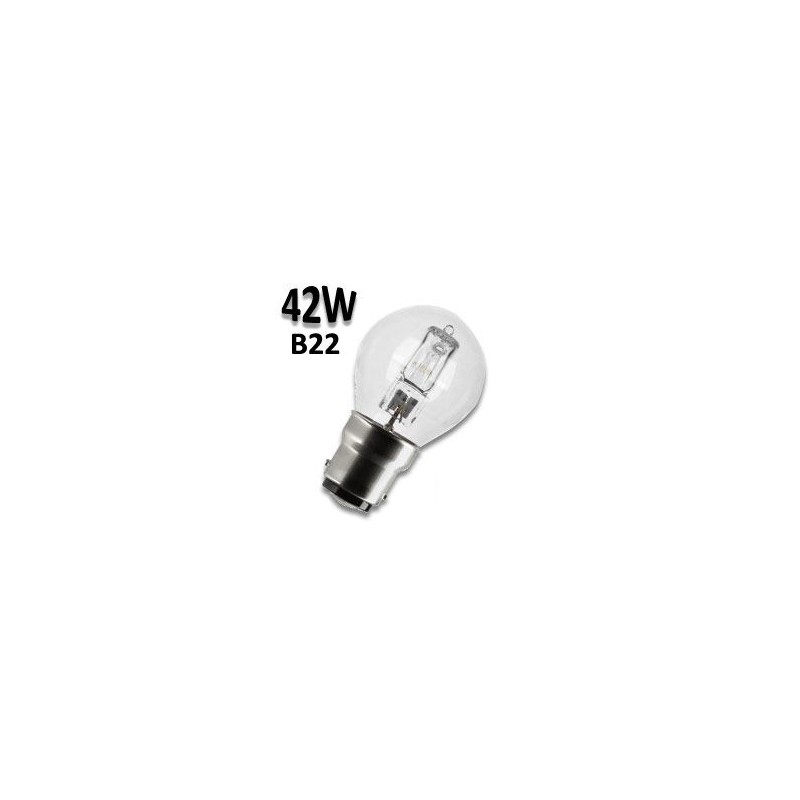 Ampoule sphérique culot baïonette B22 42W 230V