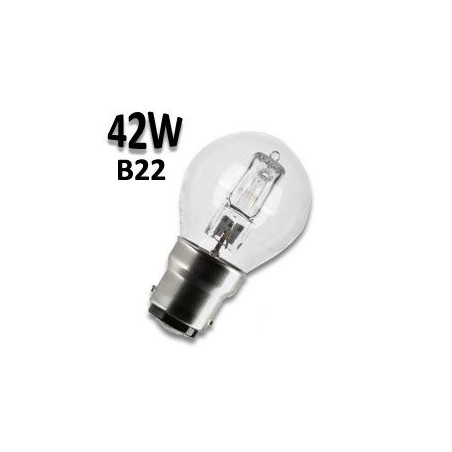 Ampoule sphérique culot baïonette B22 42W 230V