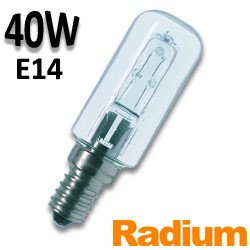 Ampoule frigo 40W E14 230V - Lampe halogène OSRAM
