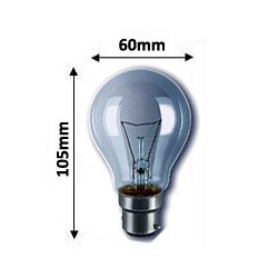 Ampoule 24V 60W E27 - Ampoule pour baladeuse