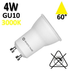 Ampoule LED GU10 diamètre 35mm 4W 230V - BENEITO 3445 3446