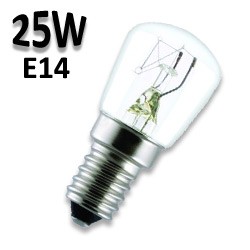 Ampoule four 25W E14 220V - Lampe claire tubulaire