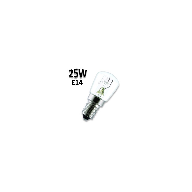 Ampoule four 25W E14 220V - Lampe claire tubulaire