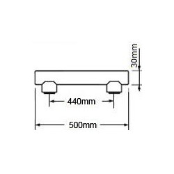 Tube S14s ARIC 2872 - Tube LINARIC LED 8W