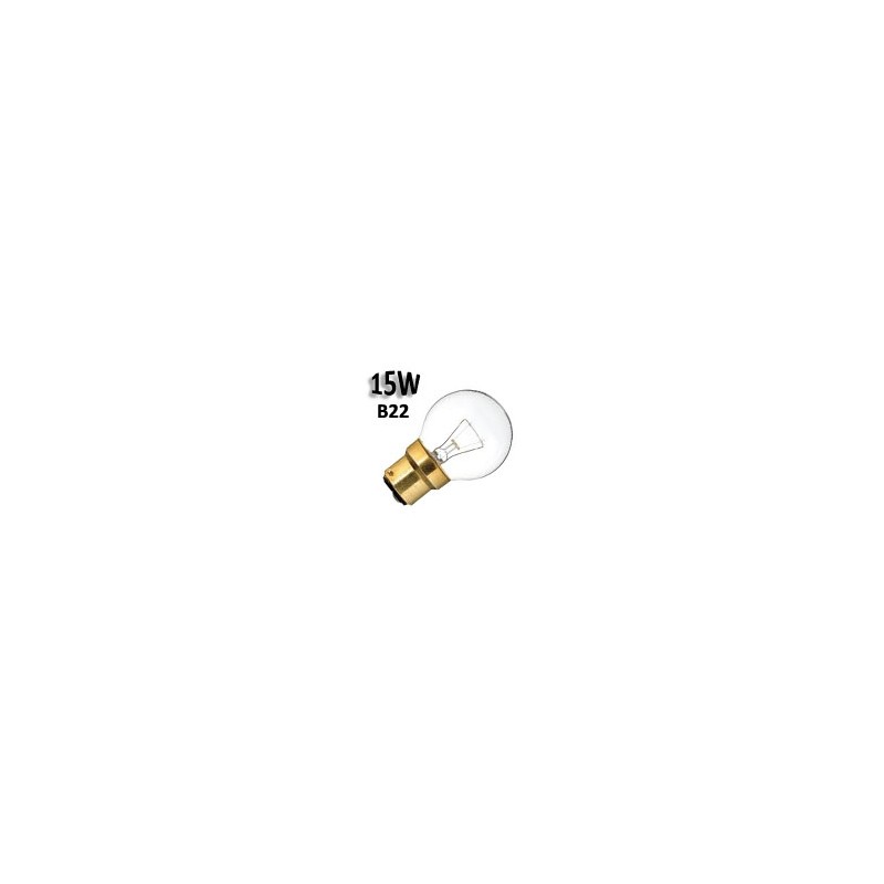Ampoule sphérique claire pour guirlande 15W B22