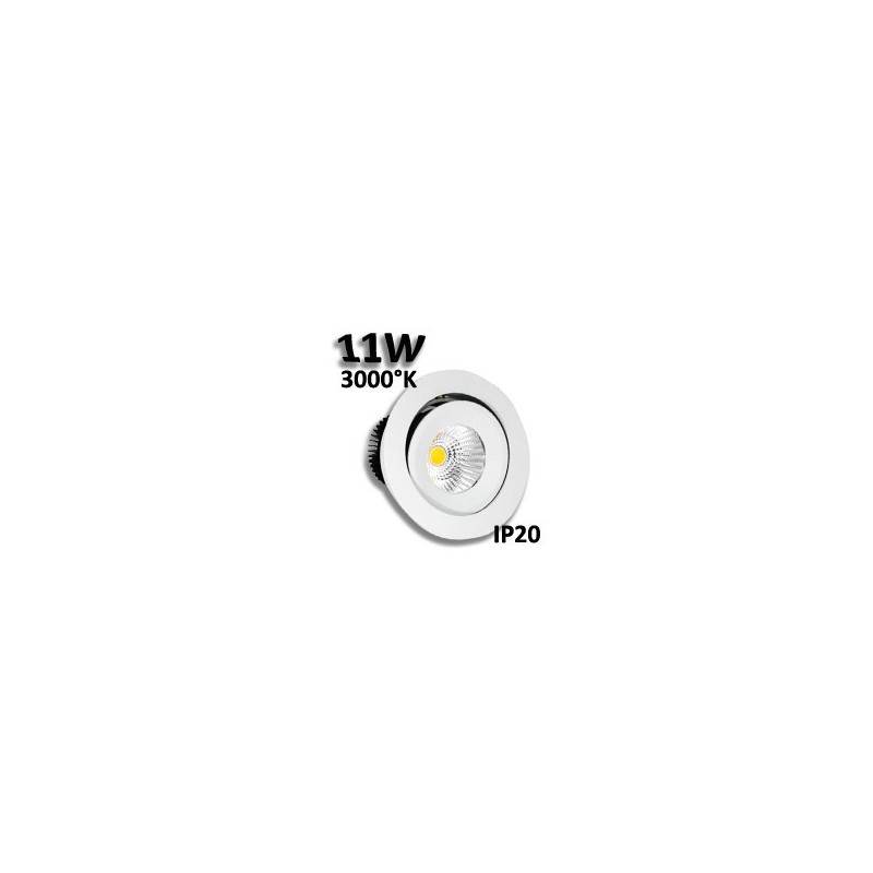 Spot LED encastré orientable blanc THOMSON 11W
