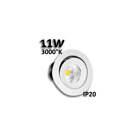 Spot LED encastré orientable blanc THOMSON 11W