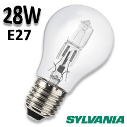 Ampoule Sylvania standard claire 28W E27 halogène