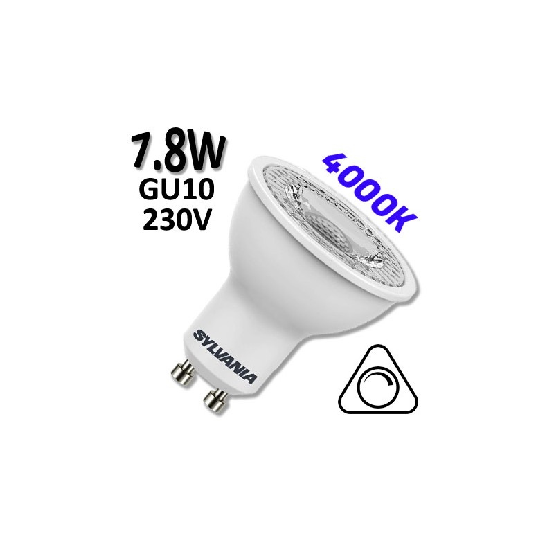 SYLVANIA 0027465 - Ampoule LED GU10 SYLVANIA 7,8W 4000K