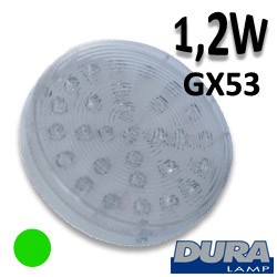 Ampoule LED verte Gx53 - Lampe led DURA 07062