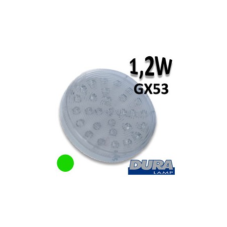 Ampoule LED verte Gx53 - Lampe led DURA 07062