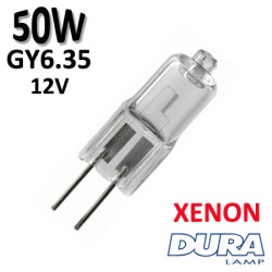 Ampoule 50W GY6.35 12V - halogène DURALAMP 01967LX