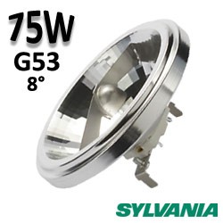 Ampoule 75W G53 12V 8° - Lampe OSRAM QR111