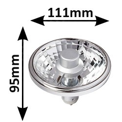 Ampoule GE AR111 Gx8.5 35W 40° - Lampe GE 99991