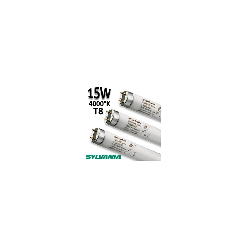 Tube fluo 15W 840 - Tube SYLVANIA Luxline 0000567