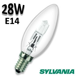Ampoule flamme 28W E14 230V - Lampe SYLVANIA