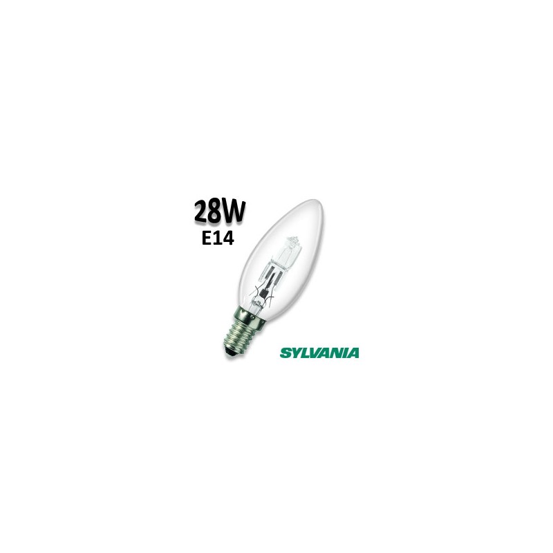 Ampoule flamme 28W E14 230V - Lampe SYLVANIA