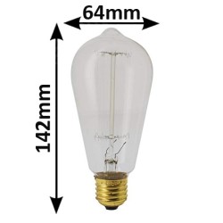 Ampoule GIRARD SUDRON filament carbone 015993