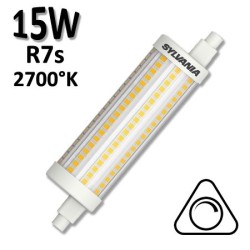 Tube LED R7s SYLVANIA 00268765, lampe tubulaire LED 15W 118mm