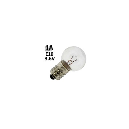 Ampoule pour bloc de sécurité E10 1W 3,6V