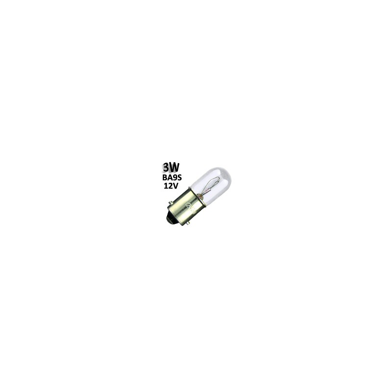 Ampoule pour bloc de sécurité BA9S 3W 12V