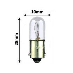 Ampoule pour bloc de sécurité BA9S 3W 12V
