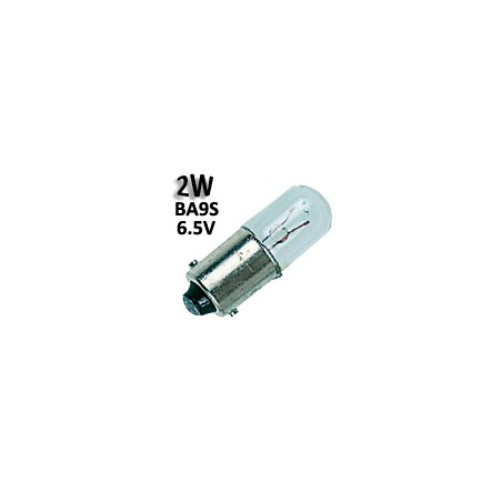 Ampoule pour bloc de sécurité BA9S 2W 6.5V
